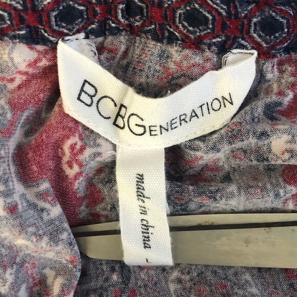 BCBGeneration Chili Pepper Off Shoulder Shift Dress Large - Picture 4 of 16